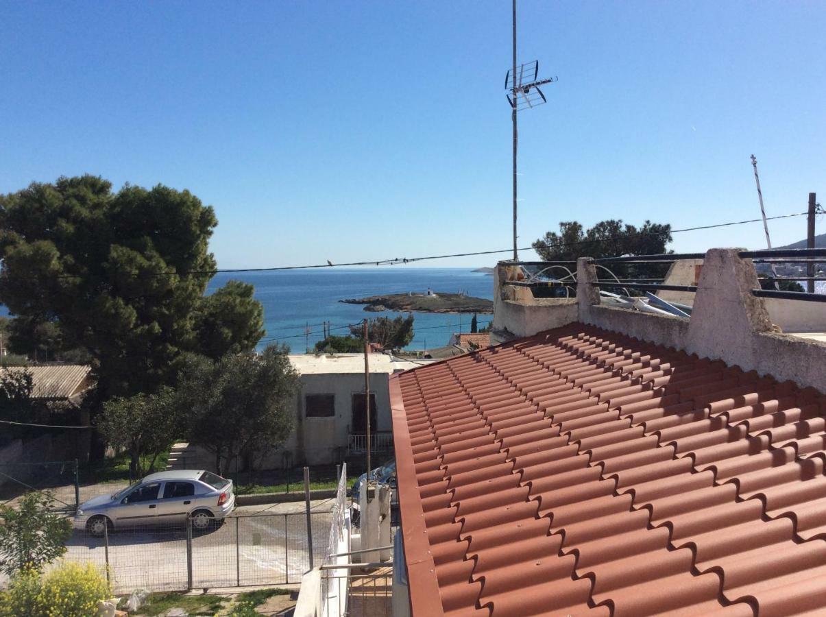Sofia'S Seaview Villa Near Airport And Beach Artemida  Luaran gambar